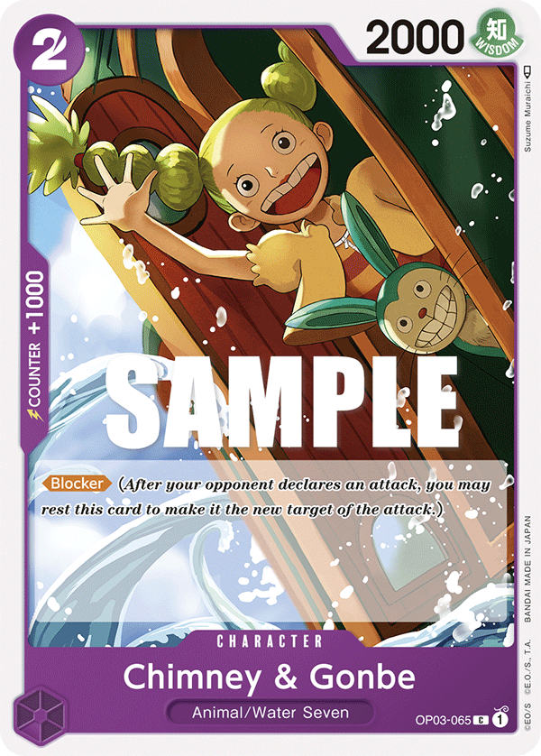 OP03-065 C ENG Chimney & Gonbe Common Character Card – Boutique Carte One Piece