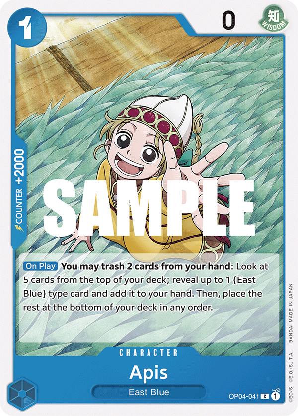 OP04-041 C ENG Apis Carte personnage commune