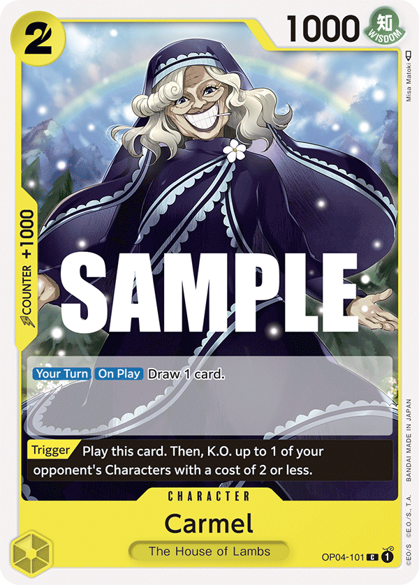 OP04-101 C ENG Carmel Common Character Card