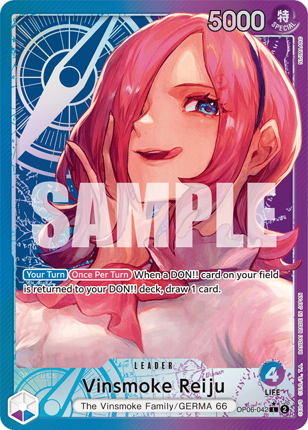 OP06-042 L ENG Vinsmoke Reiju (Parallel) Leader Card