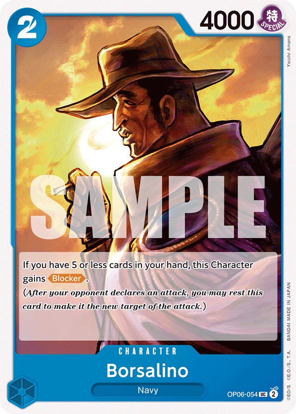 OP06-054 UC ENG Borsalino Uncommon Character Card