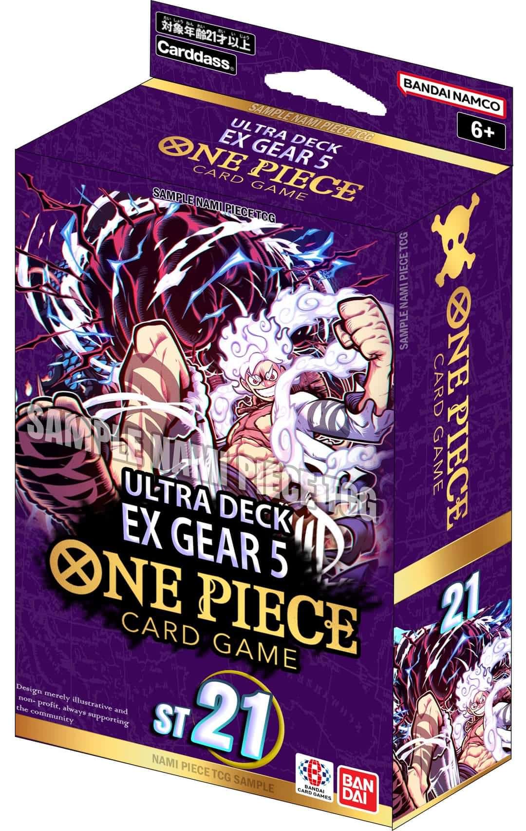 one piece tcg zephyr deck ST-21 ENG Gear 5 - Starter Deck EX