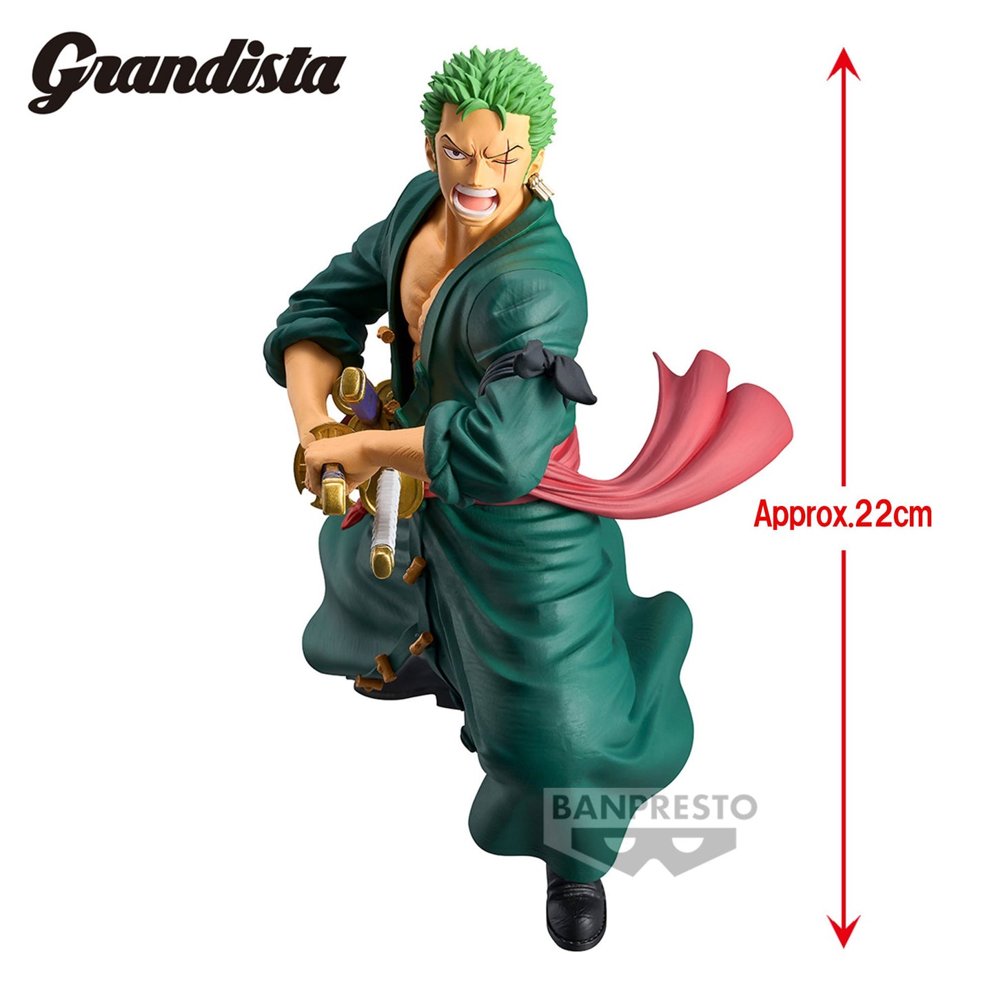 Roronoa Zoro - Figurine One Piece Grandista - ⚡DÉSTOCKAGE