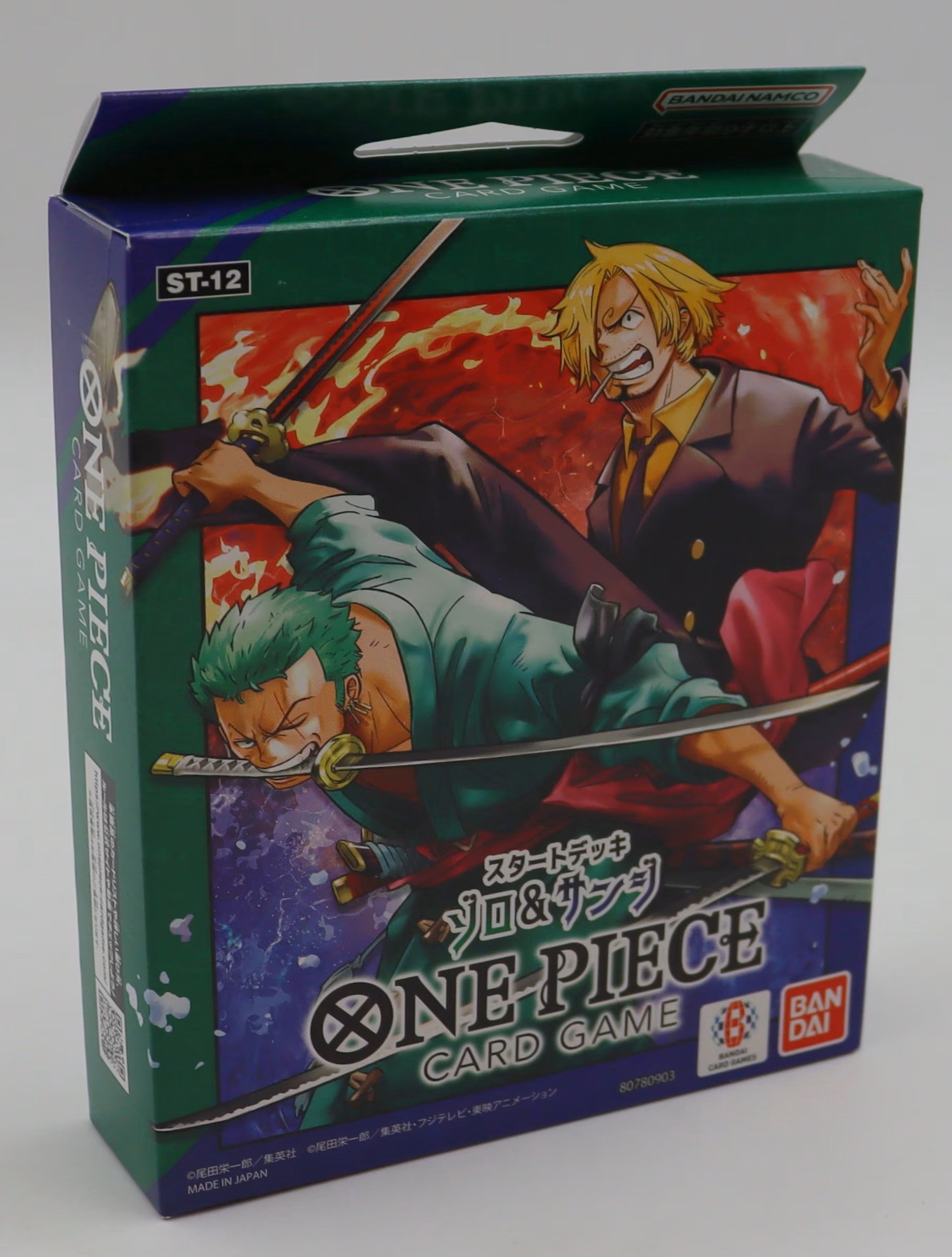 ST-12 JAP Zoro and Sanji - Starter Deck Boutique Carte One Piece ST-12 JAP Zoro and Sanji - Starter Deck Boutique Carte One Piece