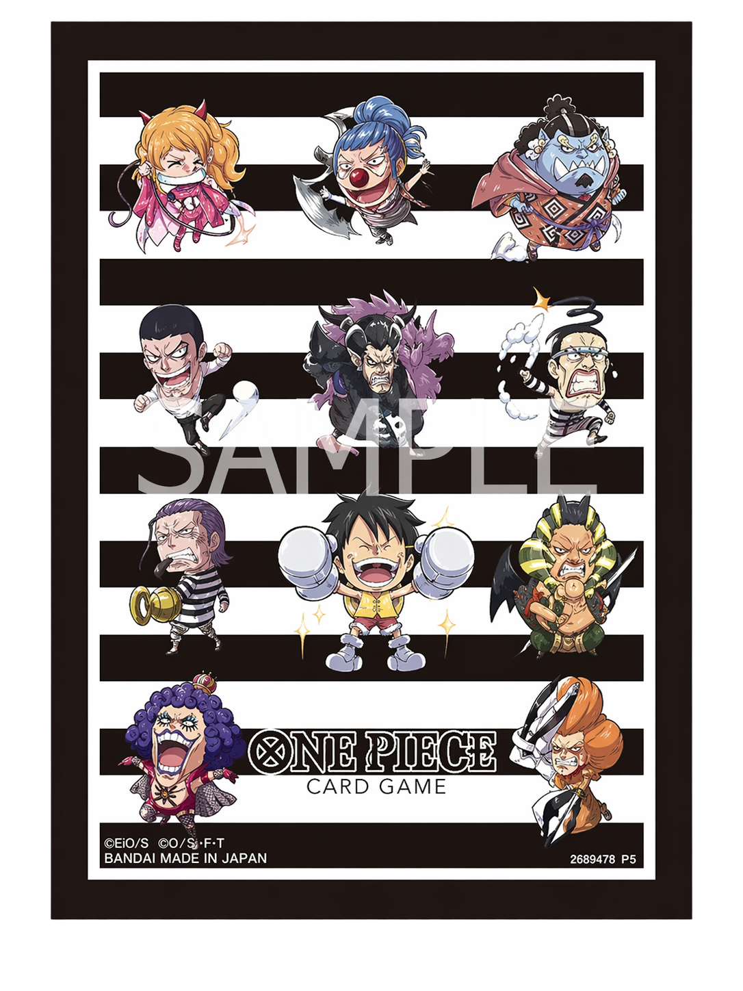 70 Protèges-cartes / Sleeves - Impel Down - Official Sleeves V.15