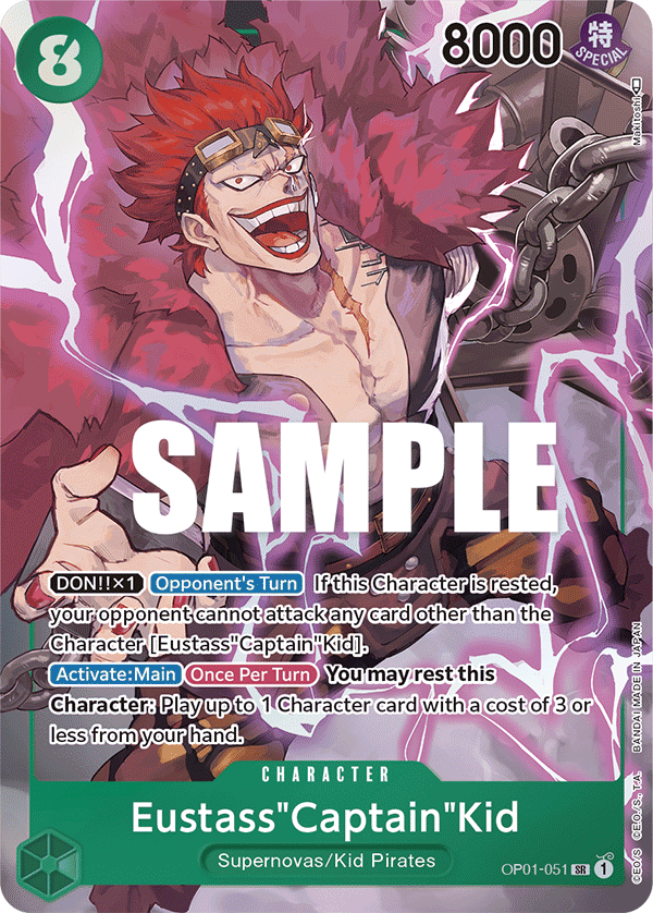 OP01-051 SR ENG Eustass 