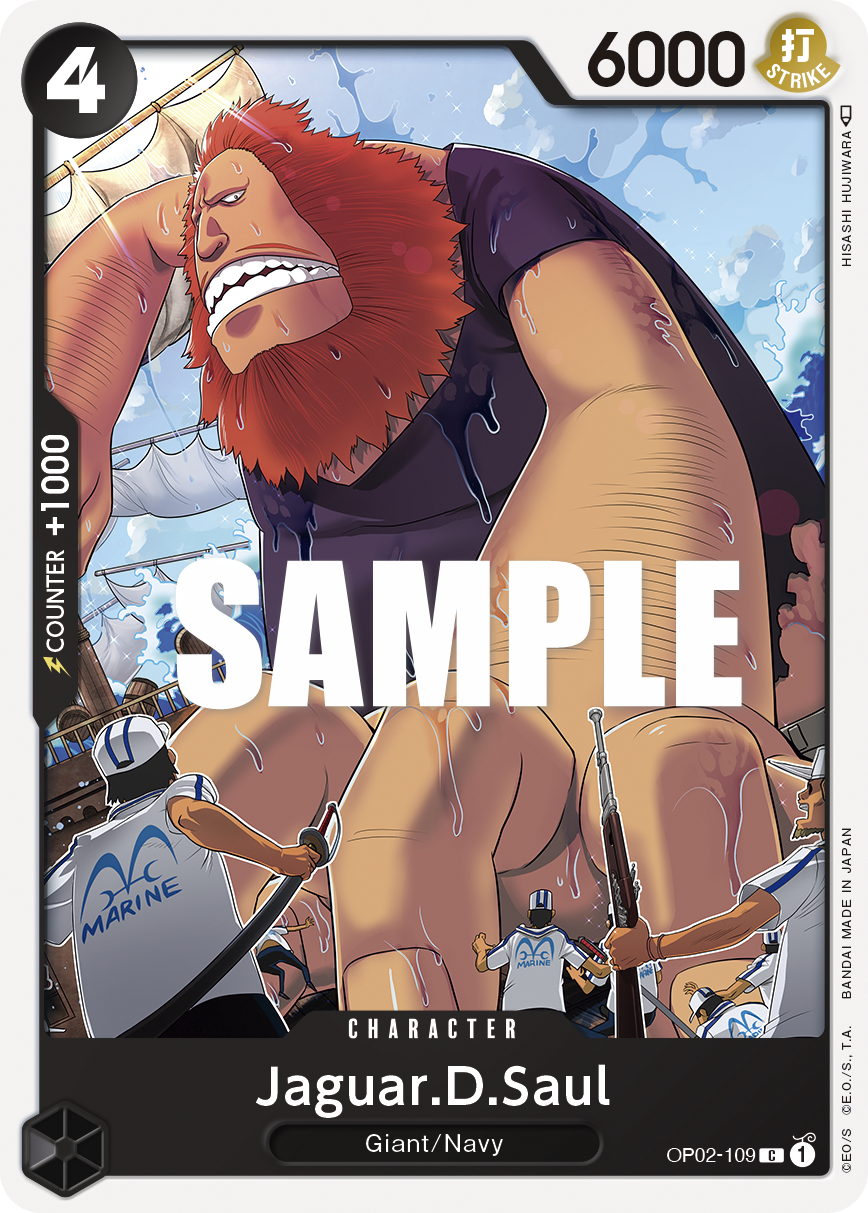OP02-109 C ENG Jaguar D. Saul Carte personnage commune