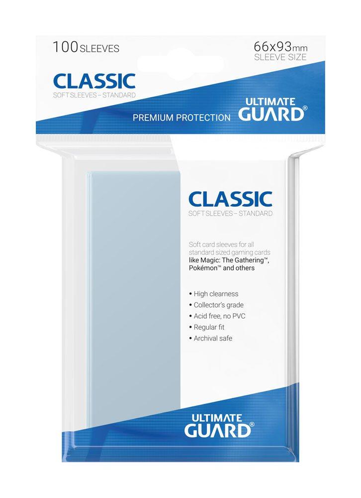 Ultimate Guard 100 Classic Clear Card Sleeves Boutique Carte One Piece Ultimate Guard 100 Classic Clear Card Sleeves Boutique Carte One Piece