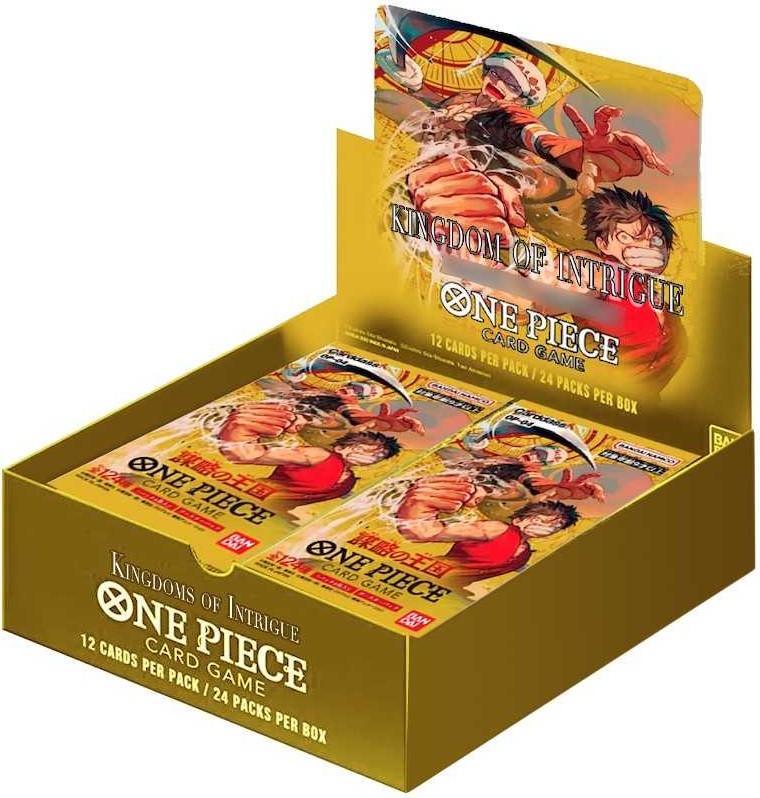 OP04 Display box - 24 Boosters - Kingdoms of Intrigue ENG OP04 Display box - 24 Boosters - Kingdoms of Intrigue ENG