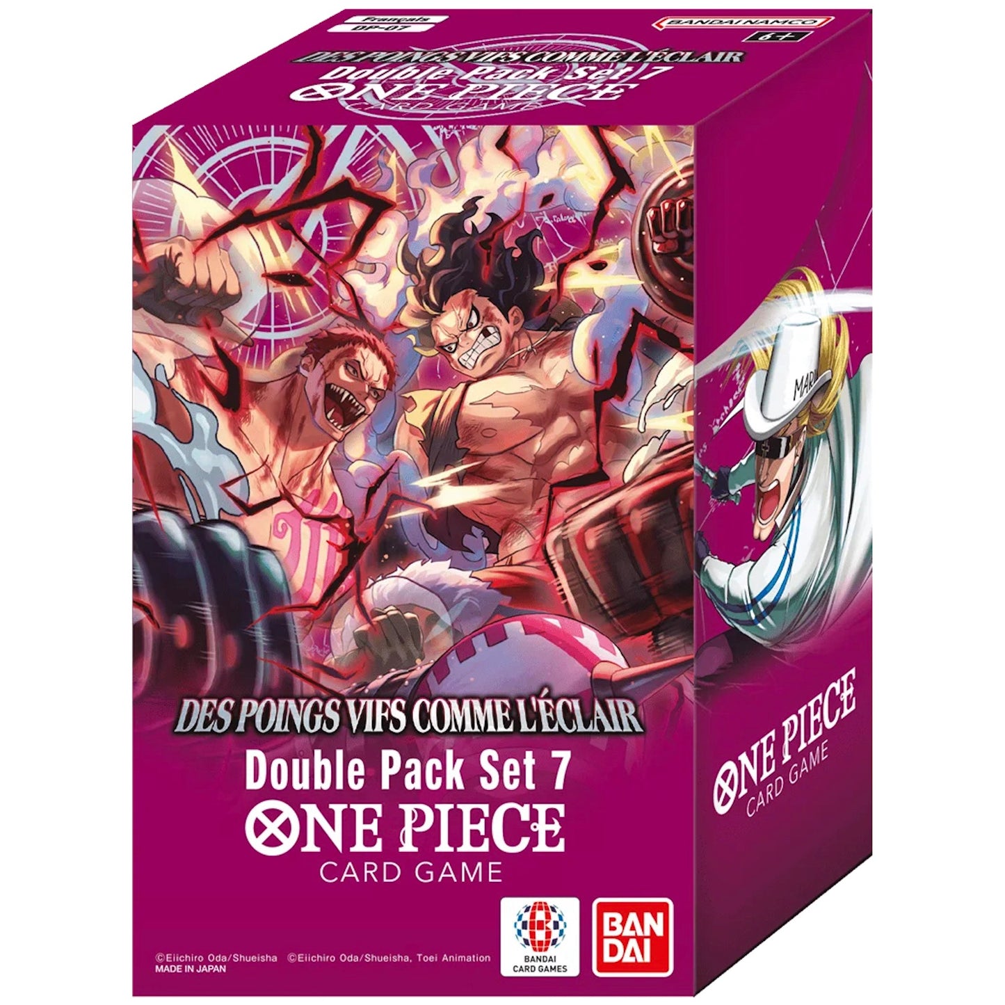 DP07 Double Pack Set - OP11 - 2 Boosters - Des poings vifs comme l'éclair FR