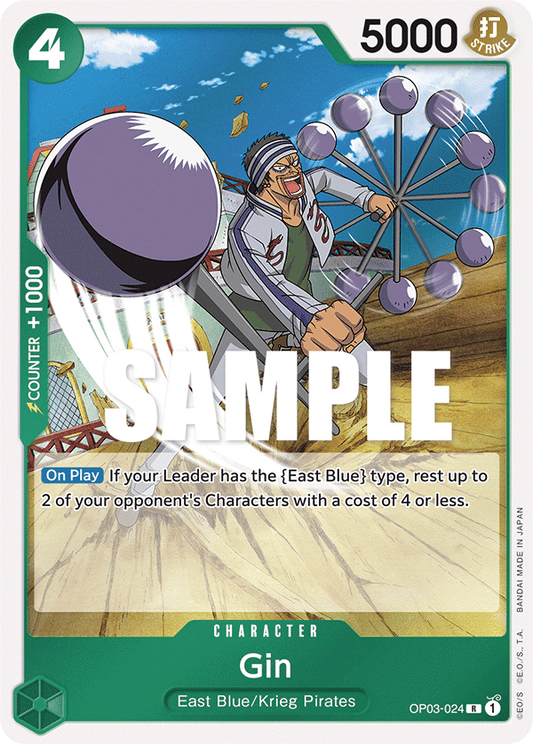 OP03-024 R ENG Gin Rare character card