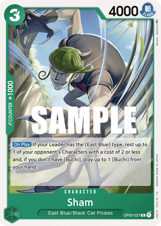 OP03-027 C ENG Sham Common Character Card