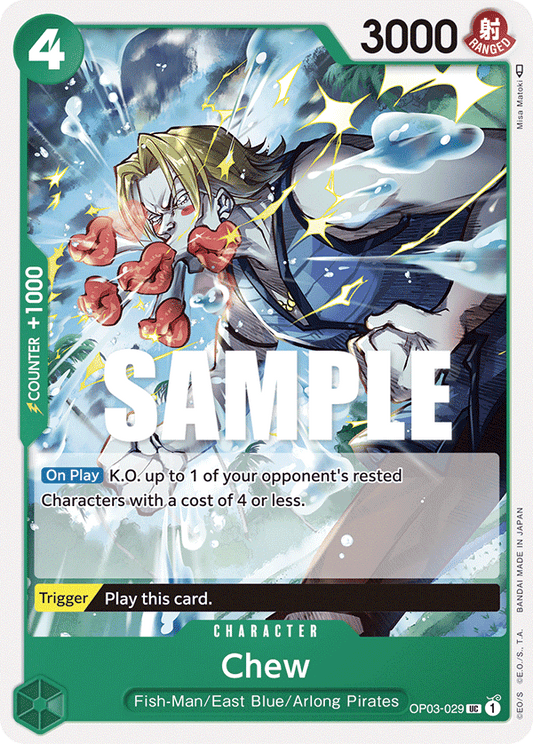 OP03-029 UC ENG Chew Uncommon character card