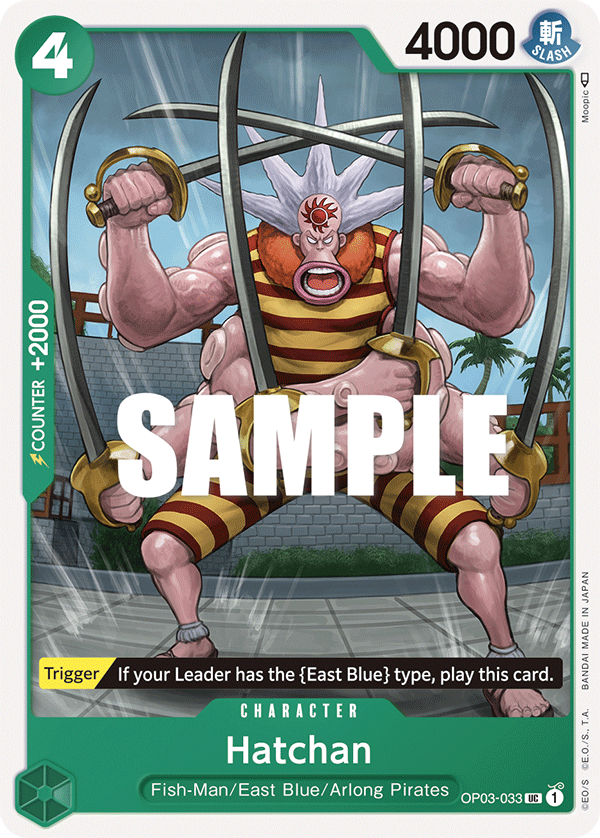 OP03-033 UC ENG Hatchan Uncommon character card