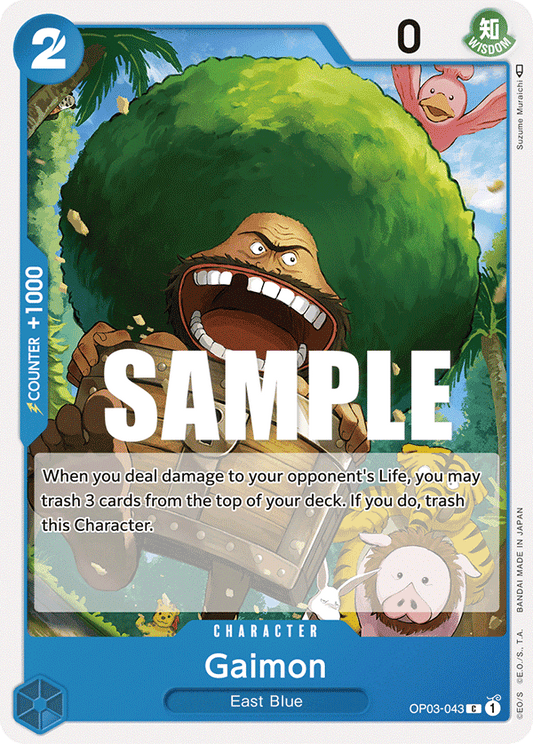 OP03-043 C ENG Gaimon Common Character Card