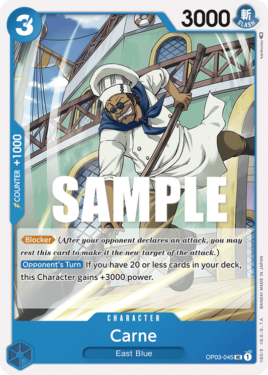 OP03-045 UC ENG Carne Uncommon character card