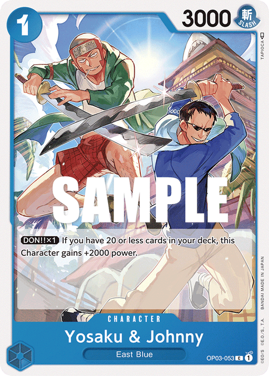 OP03-053 C ENG Yosaku & Johnny Common Character Card