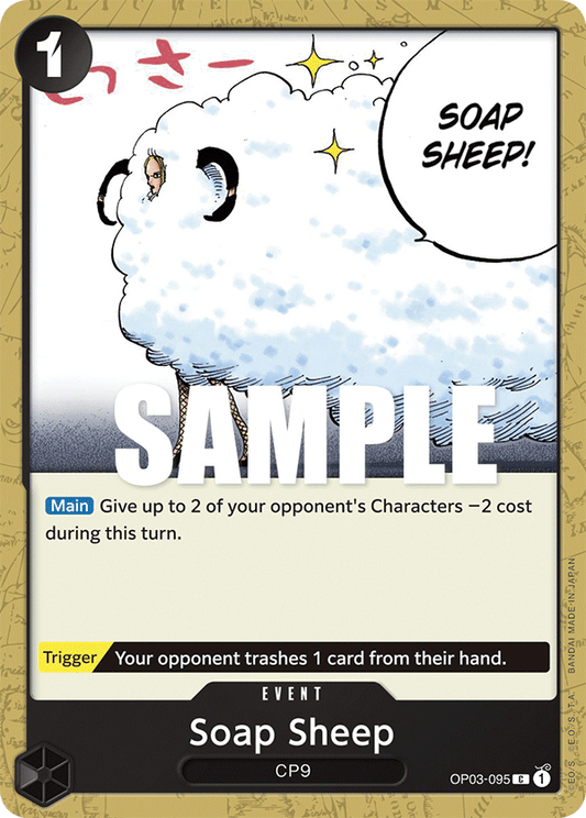 OP03-095 C ENG Soap Sheep Common Event Card