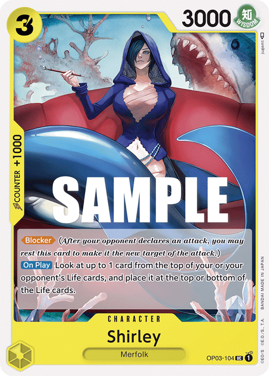 OP03-104 UC ENG Shirley Uncommon character card