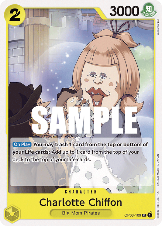 OP03-109 C ENG Charlotte Chiffon Common Character Card