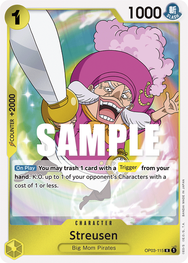 OP03-115 R ENG Streusen Rare Character Card