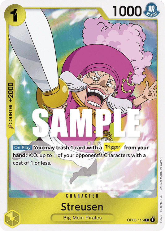 OP03-115 R ENG Streusen Rare Character Card