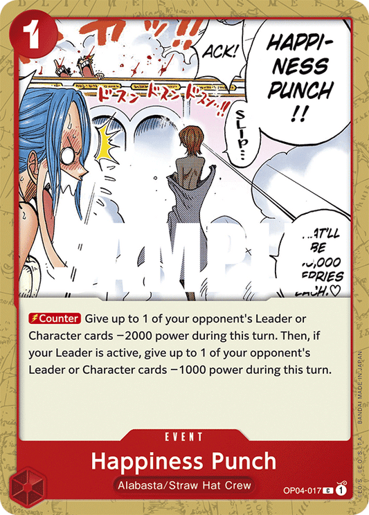 OP04-017 C ENG Happiness Punch Common Event Card