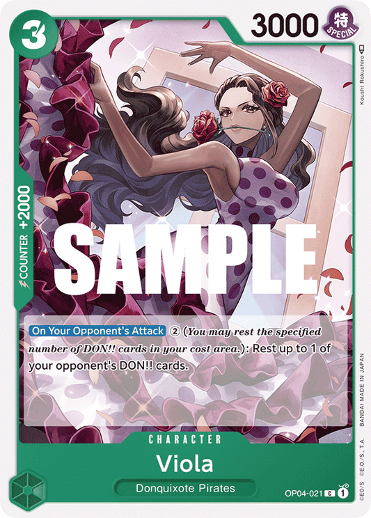 OP04-021 C ENG Viola Common Character Card