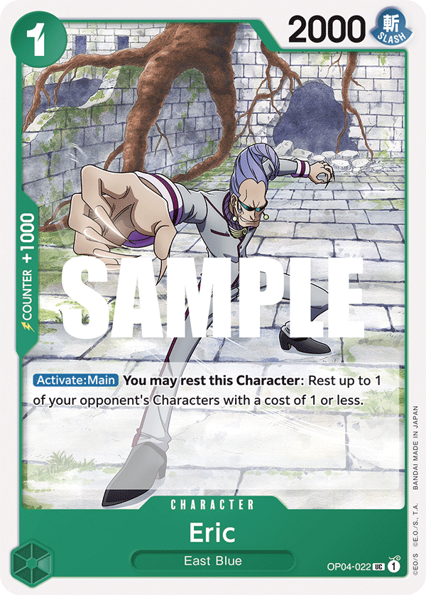 OP04-022 UC ENG Eric Carte personnage uncommon