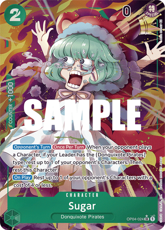 OP04-024 SR ENG Sugar (Parallel) Super Rare Character Card
