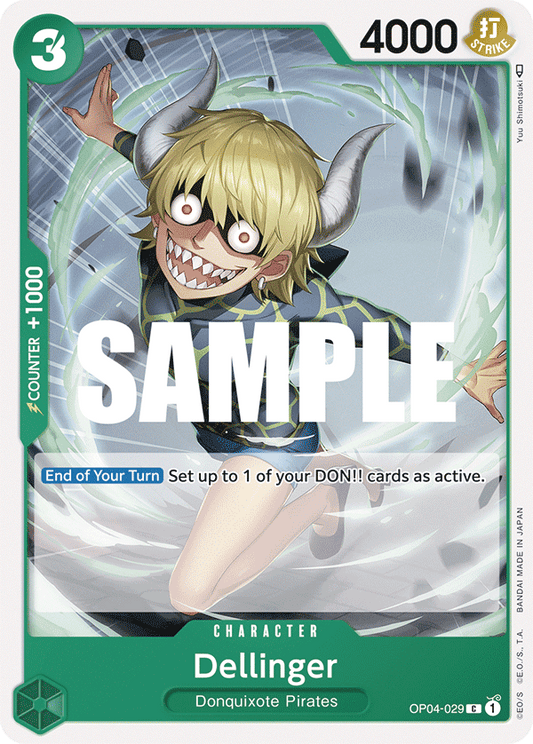 OP04-029 C ENG Dellinger Common Character Card