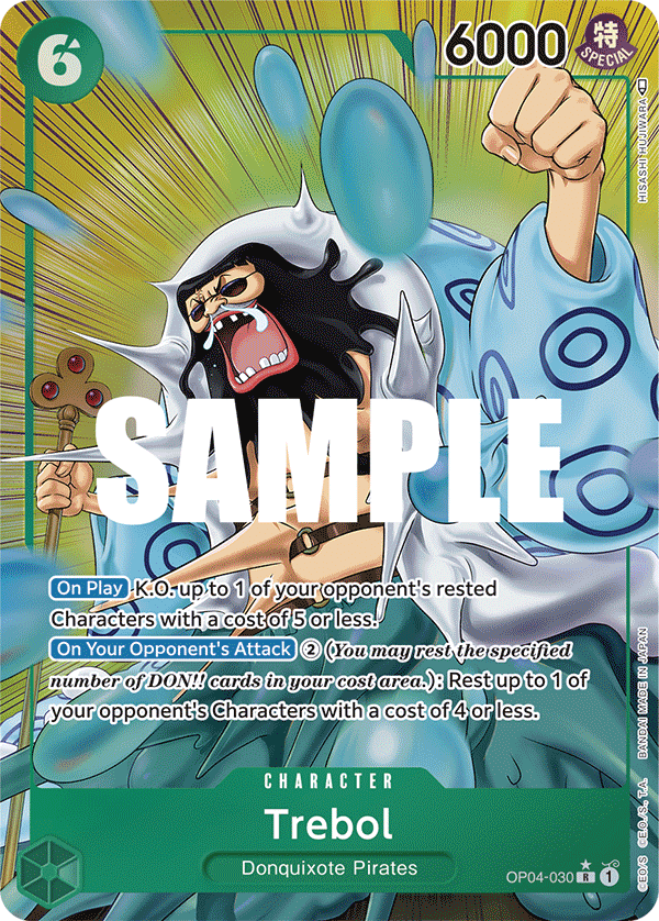 OP04-030 R ENG Trebol (Parallel) Rare Character Card