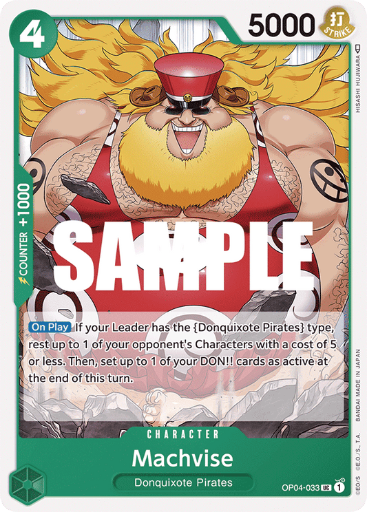 OP04-033 UC ENG Machvise Uncommon Character Card