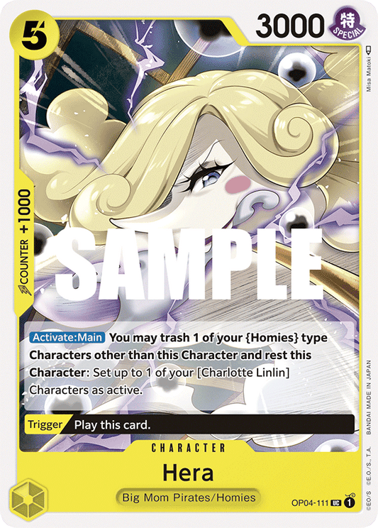 OP04-111 UC ENG Hera Uncommon Character Card