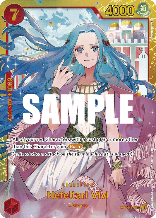 OP04-118 SEC ENG Nefeltari Vivi Carte personnage secret rare