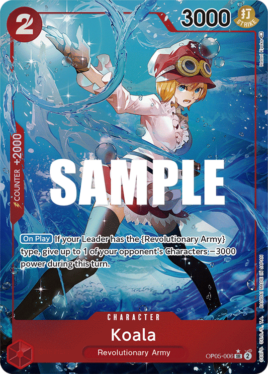OP05-006 SR ENG Koala Super Rare Character Card (Parallel)