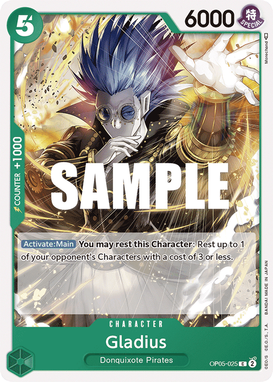 OP05-025 C ENG Gladius Common Character Card