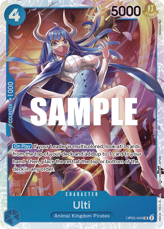 OP05-043 SR ENG Ulti Super Rare Character Card