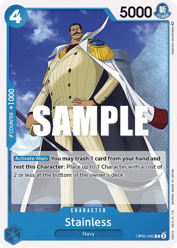 OP05-045 C ENG Stainless Common character card