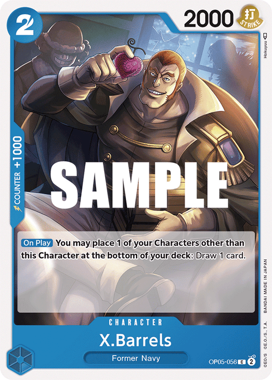 OP05-056 C ENG X. Barrels Common Character Card