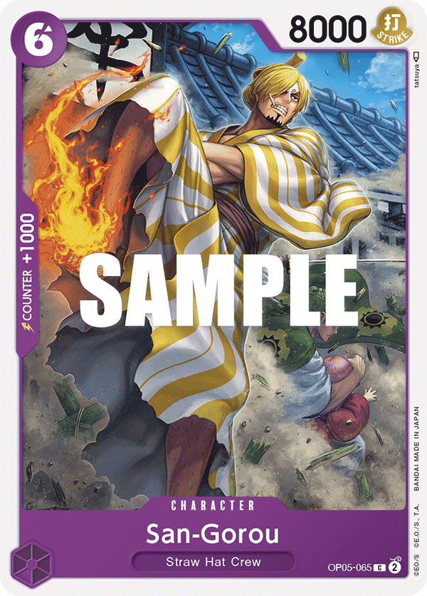 OP05-065 C ENG San-Gorou Common character card