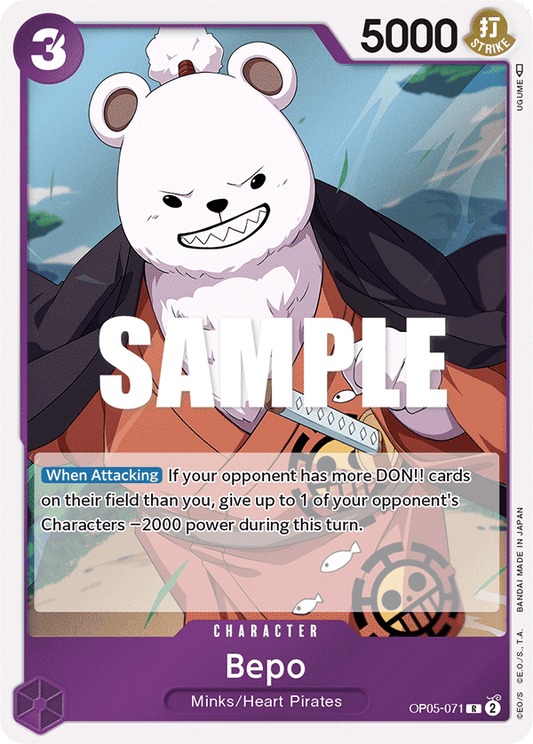 OP05-071 R ENG Bepo Rare Character Card