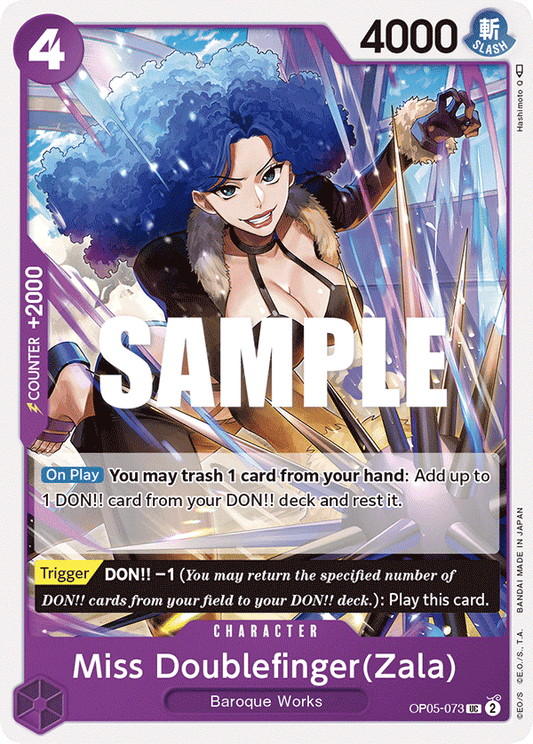 OP05-073 UC ENG Miss Doublefinger (Zala) Uncommon Character Card