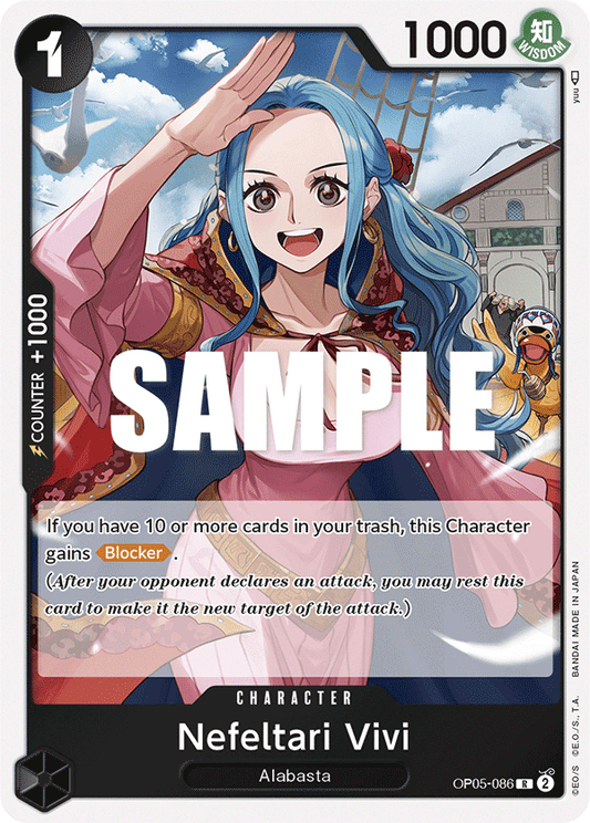 OP05-086 R ENG Nefeltari Vivi Rare Character Card