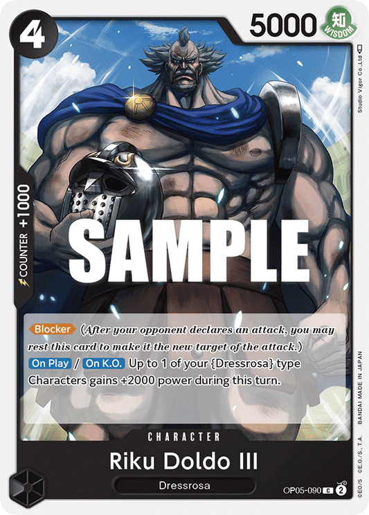 OP05-090 C ENG Riku Doldo III Common Character Card