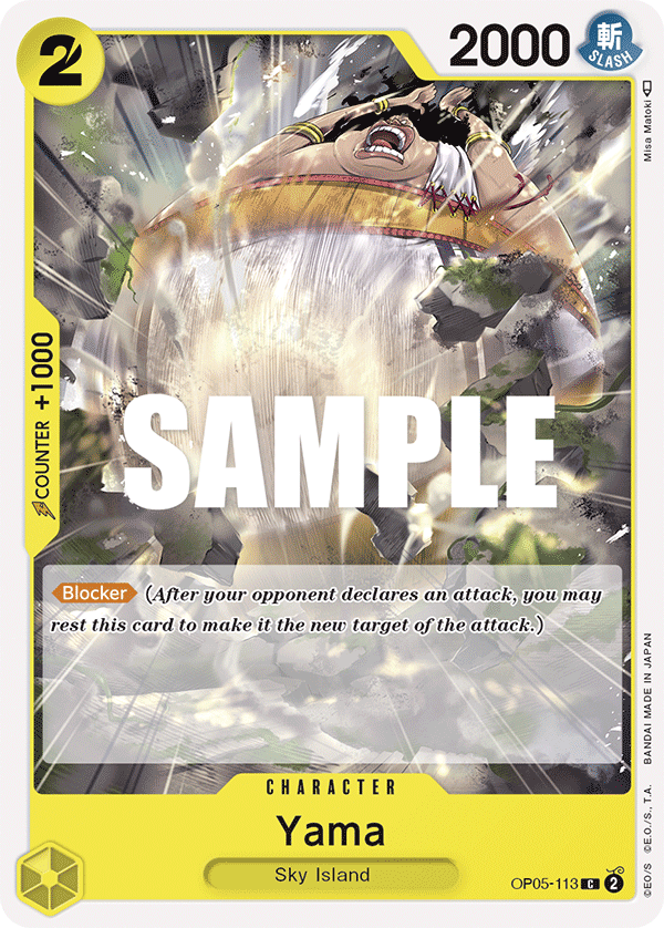 OP05-113 C ENG Yama Common Character Card