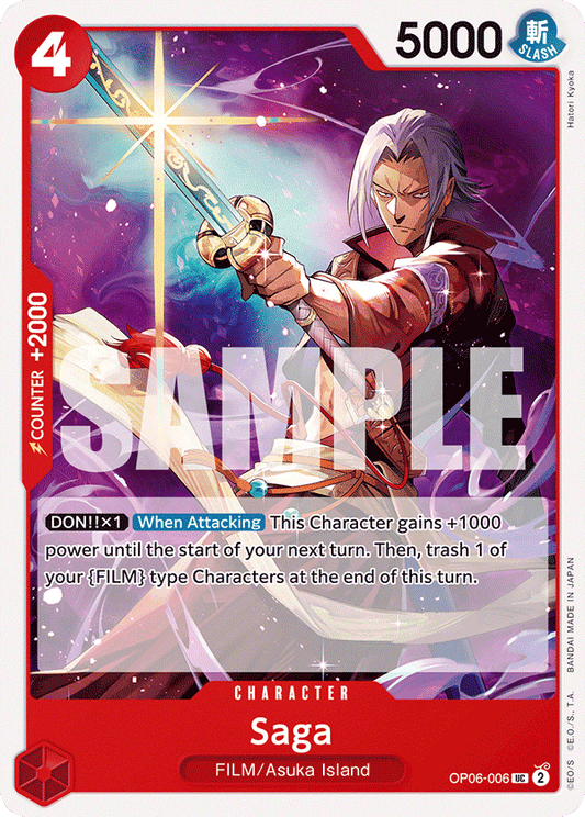 OP06-006 UC ENG Saga Carte personnage uncommon