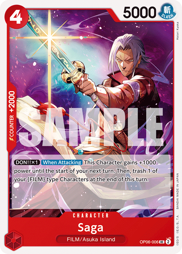 OP06-006 UC ENG Saga Uncommon Character Card