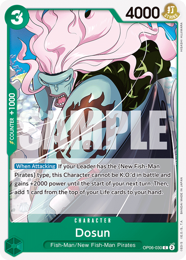 OP06-030 C ENG Dosun Carte personnage commune