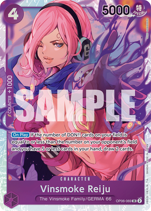 OP06-069 SR ENG Vinsmoke Reiju Super Rare Character Card